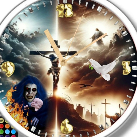 Religious clock - Picture 2 of 4